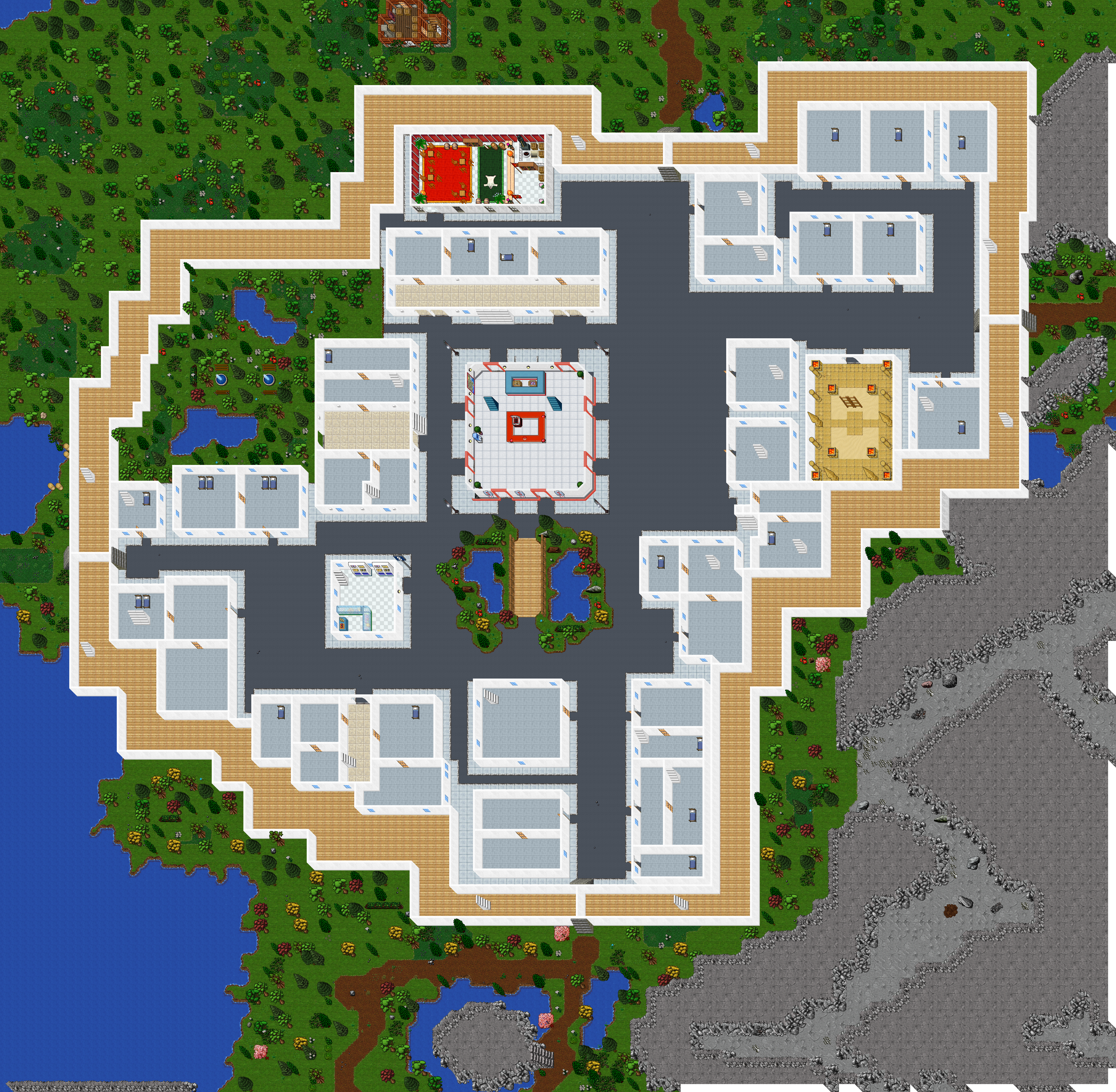 Saffron City from the original Poketibia map