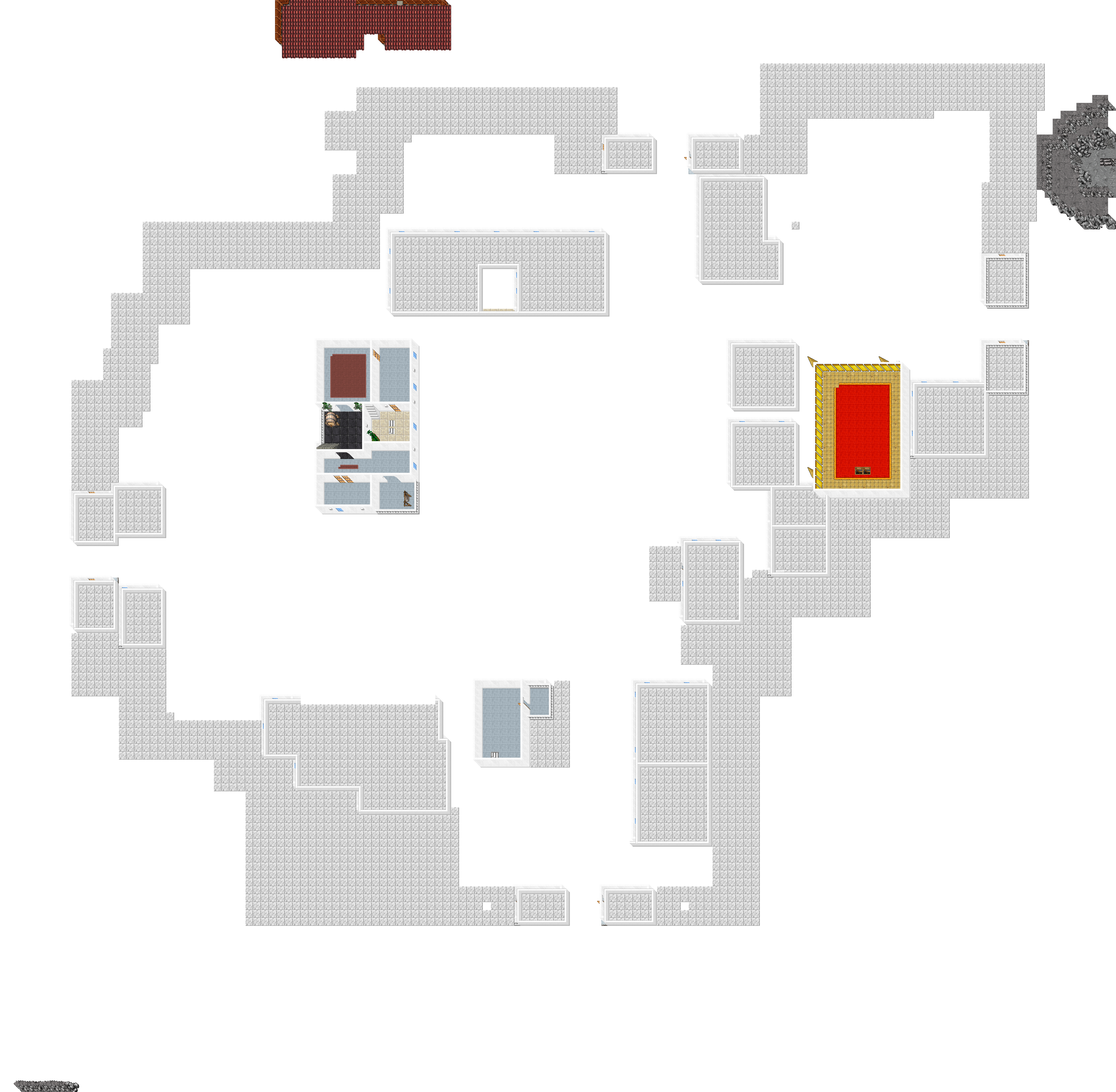 Saffron City roofs
